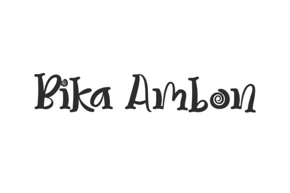 Bika Ambon Font: A Stylish Display Typeface for Modern Editorial Design