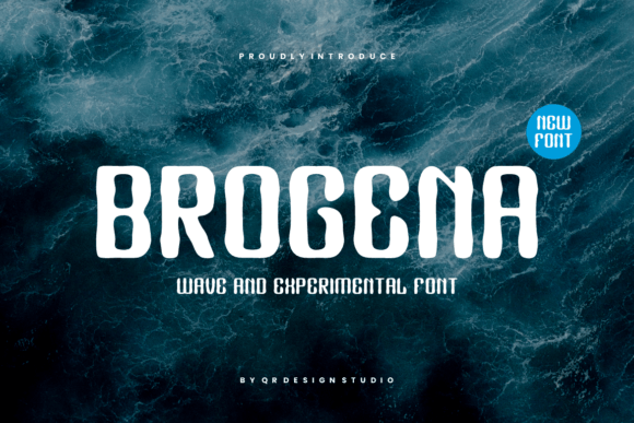 Brogena: A Bold Display Font for Modern Editorial Design