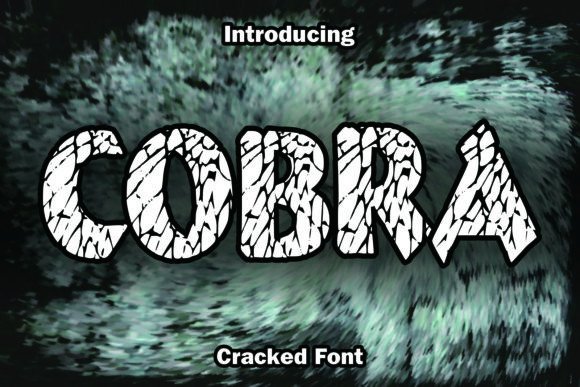 Cobra: A Bold Display Font for Crafters and Product Makers