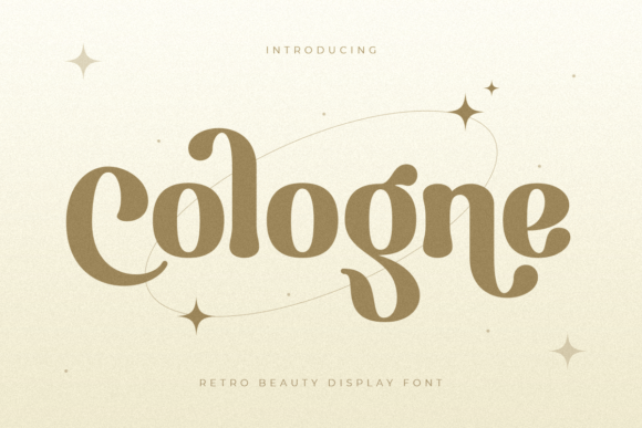 Cologne: A Modern Display Font for Sophisticated Branding