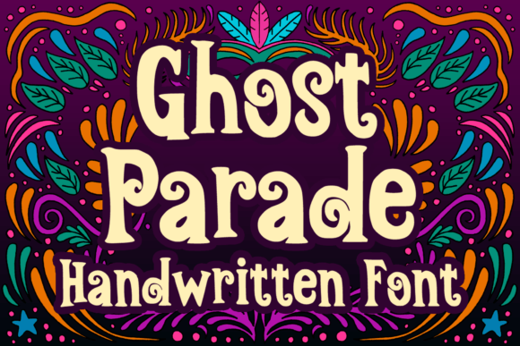 Ghost Parade: A Handdrawn Font for Festive Digital Design