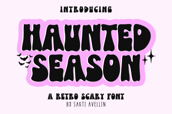Haunted Season Font: A Spooky Display Typeface for Campaign Designers