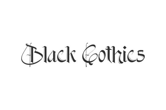 How Black Gothics Font Transformed My Small Business Branding