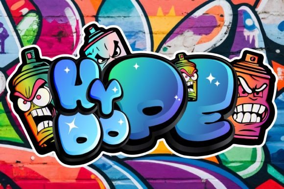 Hype Dope: The Graffiti Font That Powers Bold Marketing Campaigns