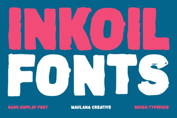 Inkoil: The Bold Display Font That Elevates Craft and Product Design