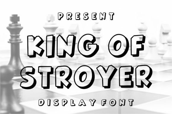 King of Stroyer: A Bold Display Font for Modern Web Design