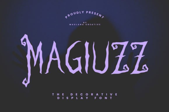 Magiuzz: A Playful Display Font for Crafters and Makers