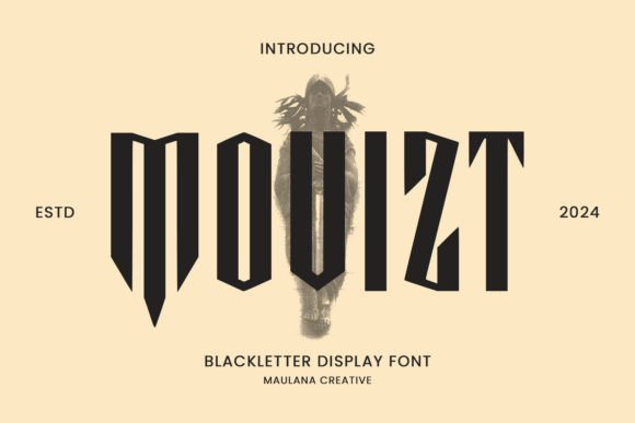 Movizt: A Bold Display Font for Crafters and Makers