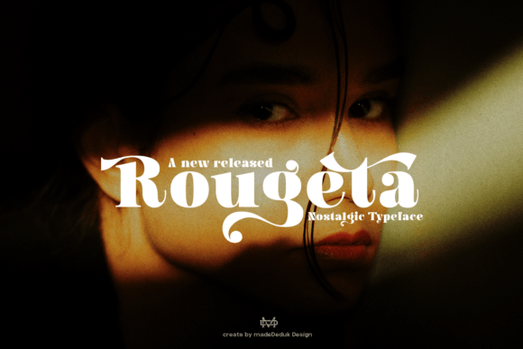 Rougeta: A Nostalgic Display Font for Editorial Charm
