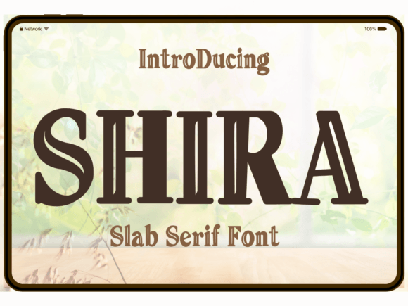 Shira: A Bold Display Font That Elevates Brand Identity