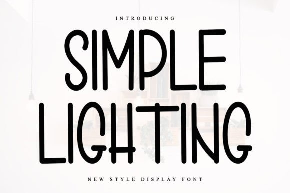 Simple Lighting: A Festive Font That Elevates Small Business Branding