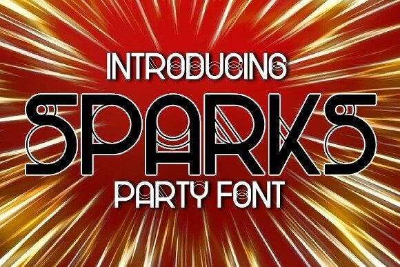 Sparks: A Retro Display Font That Elevates Handmade and Craft Designs