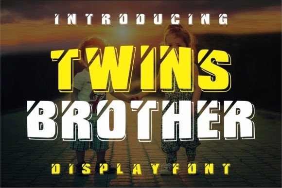 Twins Brother: A Bold Display Font for Web Designers