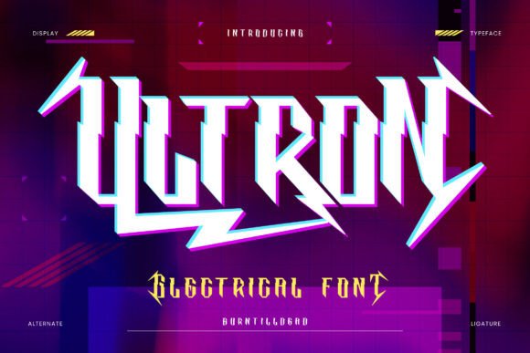 Ultron: A Bold Display Font That Sparks Creativity for Makers and Sellers
