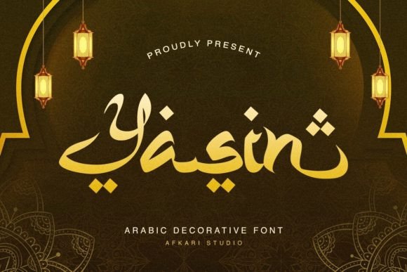 Yasin: An Elegant Arabic Display Font for Bold Brand Identities